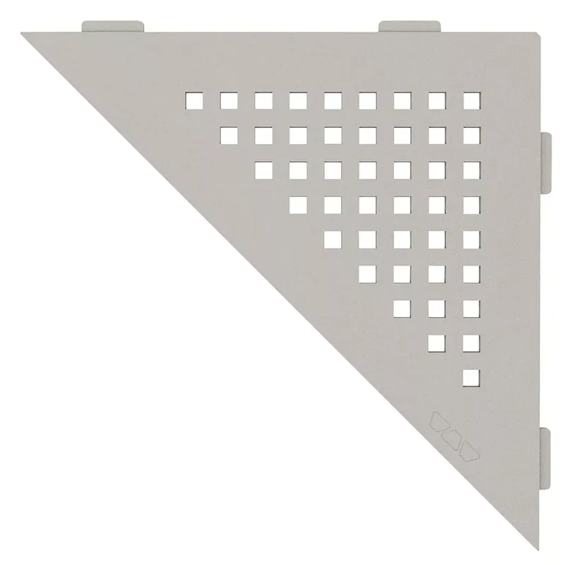 Fali polc zuhanypolc Schlüter háromszög 21x21cm négyzet bézs Kiárusítás