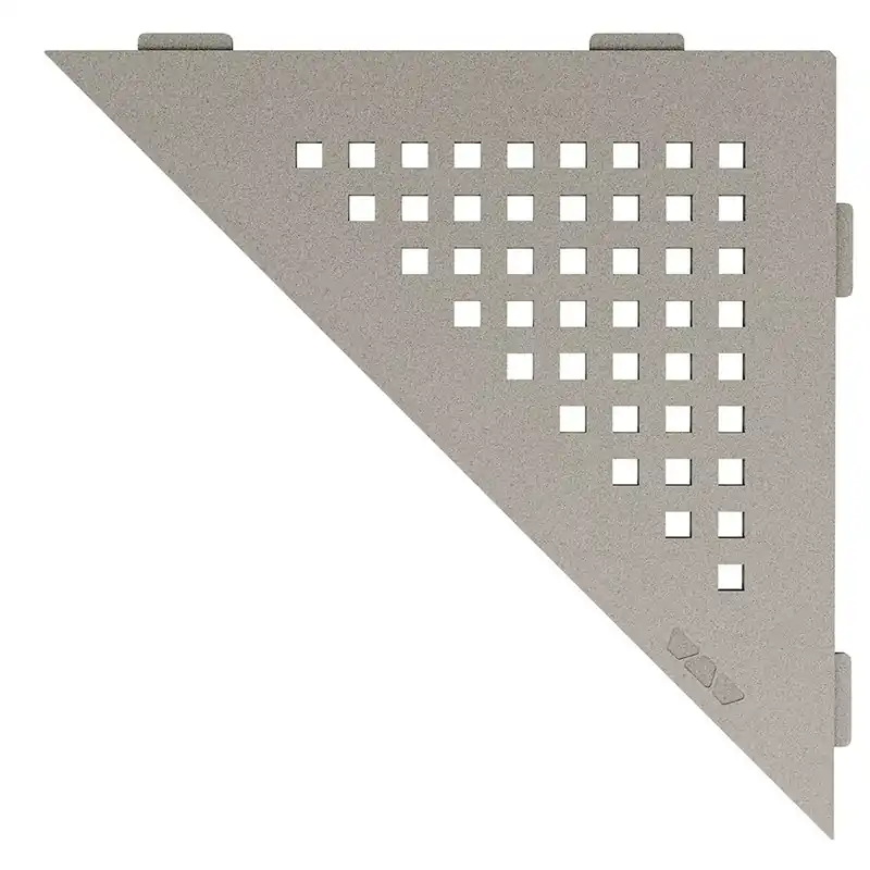 Fali polc zuhanypolc Schlüter háromszög 21x21cm szögletes szürke Expressz szállítás