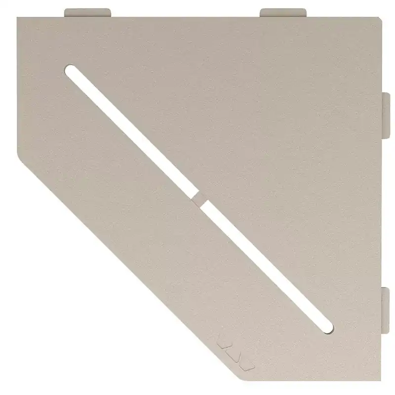 Legjobb ár Fali polc zuhanypolc Schlüter 5eck 19,5x19,5cm Pure Cream