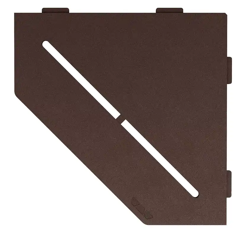 Fali polc zuhanypolc Schlüter 5 sarkos 19,5x19,5 cm tiszta bronz Korlátozott ajánlat