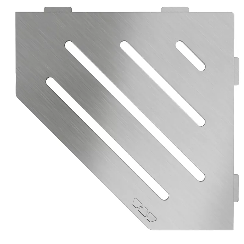 Fali polc zuhanypolc Schlüter 5eck 19,5x19,5cm Wave Silver Nézd meg most