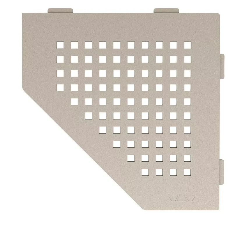 Vásárlói kedvenc Fali polc zuhanypolc Schlüter 5eck 19,5x19,5cm Square Cream