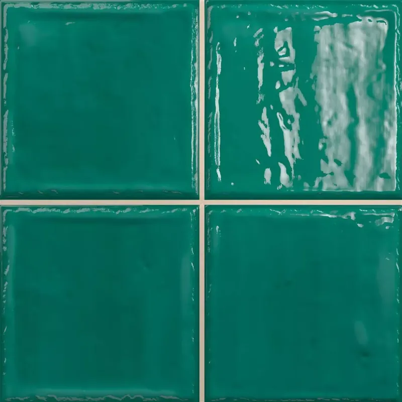 Fali Csempe Verbania Csillogó Hullámos Zöld 20x20cm Azonnali szállítás