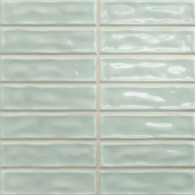 Fali Csempe Verbania Rúd Csillogó Hullámos Türkiz 20x20cm Legjobb ár