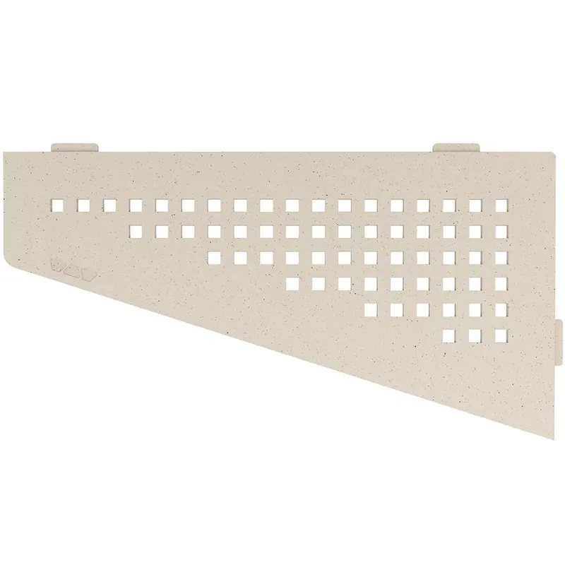 Vásárlói kedvenc Fali polc zuhanypolc Schlüter négyzet 15,4x29,5 cm négyzet alakú elefántcsont