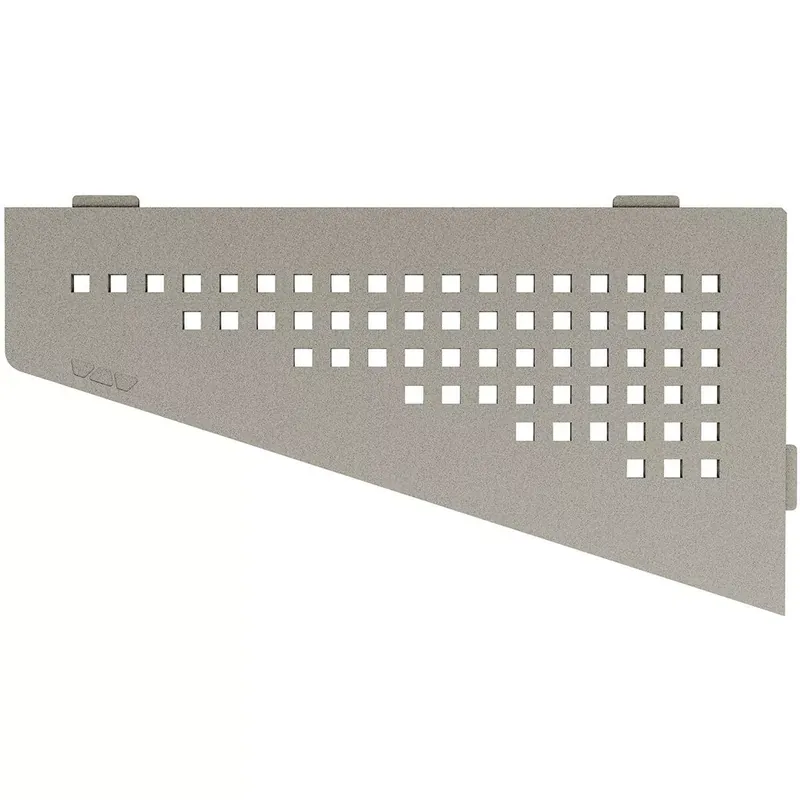 Fali polc zuhanypolc Schlüter négyzet 15,4x29,5 cm szögletes szürke Biztonságos fizetés