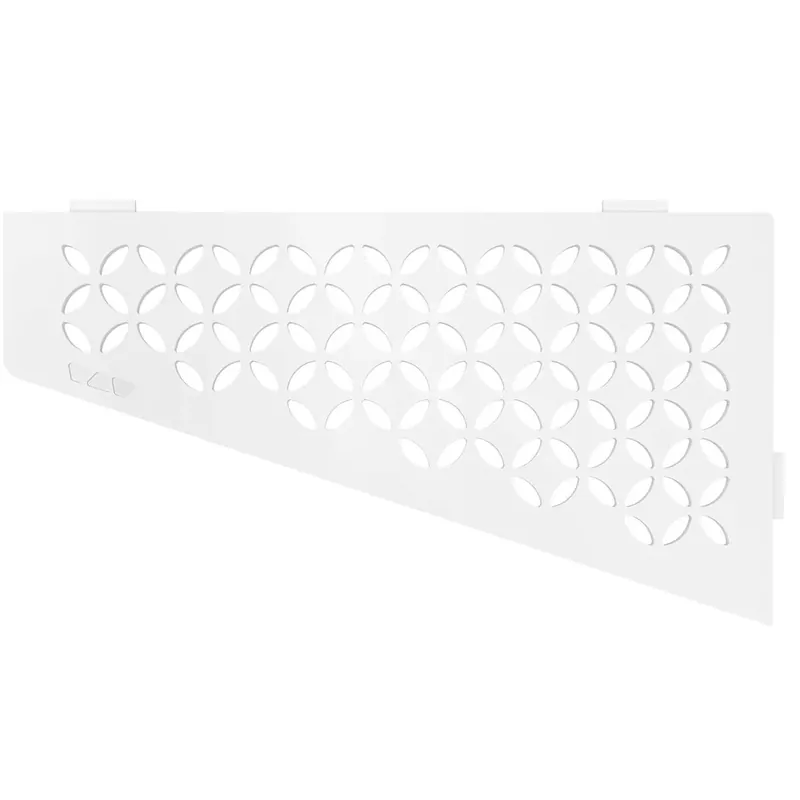 Ajánlat Fali polc zuhanypolc Schlüter négyzet 15,4x29,5cm virágos fehér