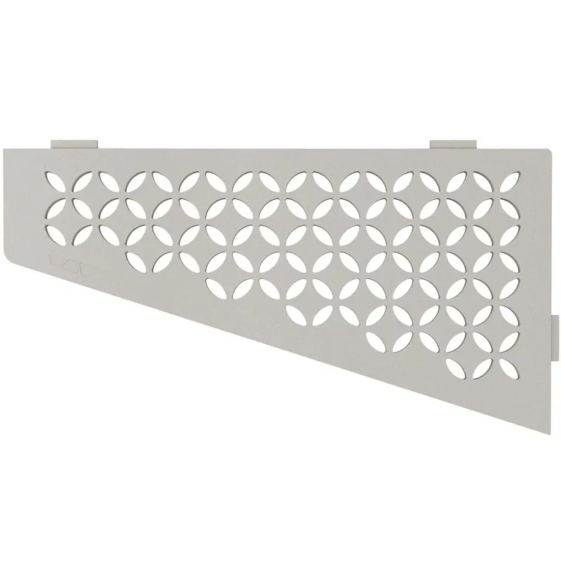 Fali polc zuhanypolc Schlüter square 15,4x29,5cm virágos bézs Újdonság