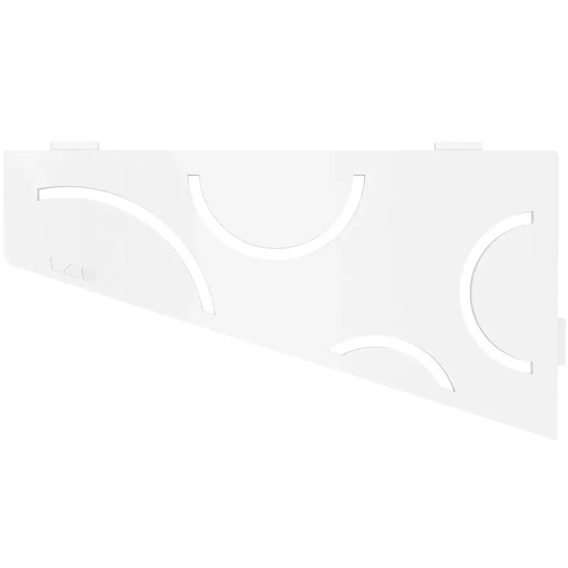 Árcsökkenés Fali polc zuhanypolc Schlüter négyzet 15,4x29,5cm Curve fehér