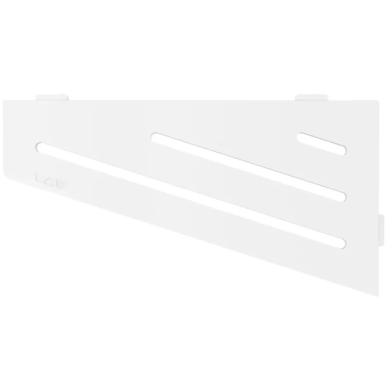 Fali polc zuhanypolc Schlüter négyzet 15,4x29,5cm Hullámfehér Korlátozott ajánlat