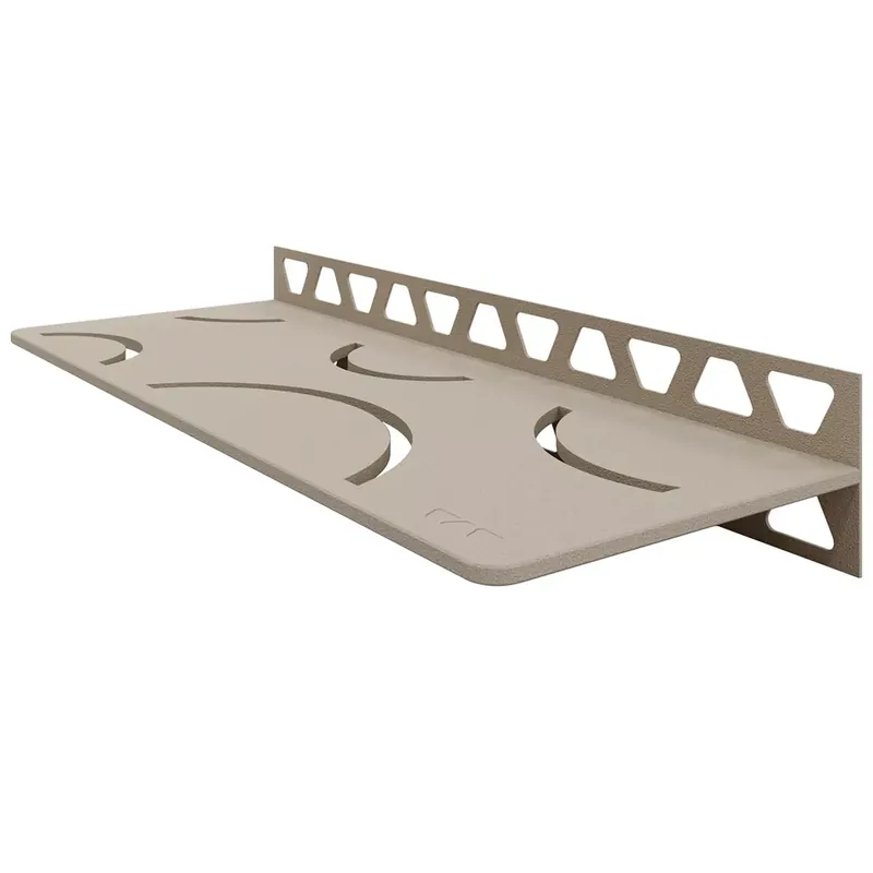 Zuhanypolc fali polc Schlüter téglalap 30x11,5cm Curve Cream Outlet