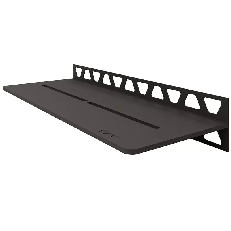 Zuhanypolc fali polc Schlüter téglalap 30x11,5cm tiszta antracit Árcsökkenés
