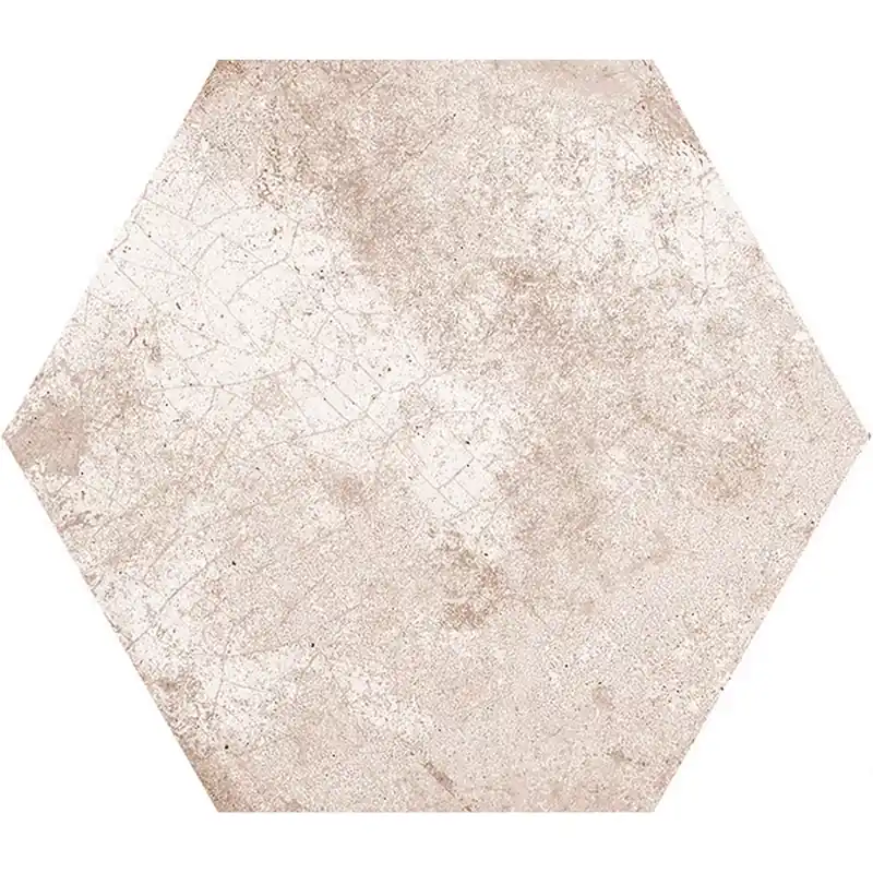 Gyors kiszállítás Porcelán Kőedény Csempék Honiara Hatszög Alapcserép Taupe 22,5x25,9cm