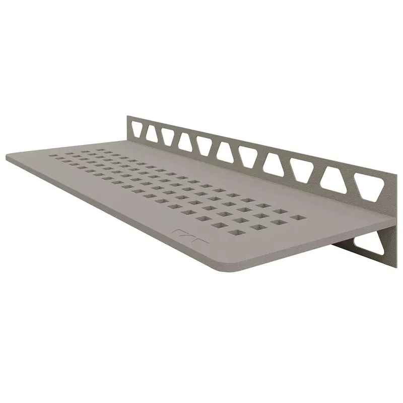 Azonnal elérhető Zuhanypolc fali polc Schlüter téglalap 30x11,5cm négyzet bézs