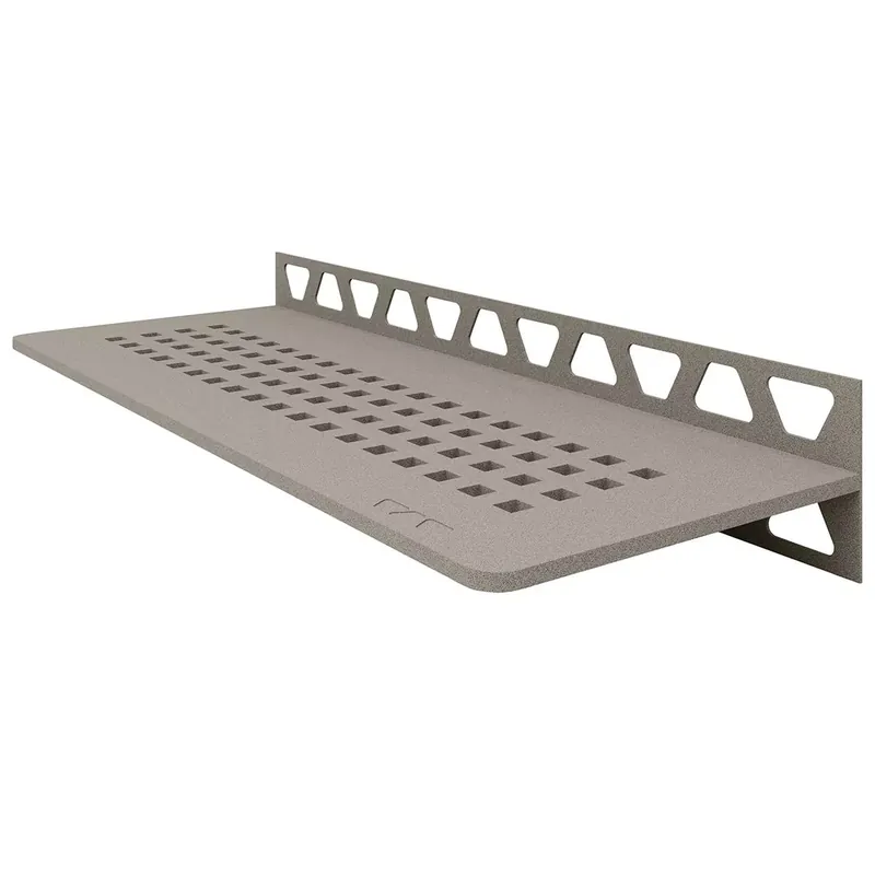 Szuper akció Zuhanypolc fali polc Schlüter téglalap 30x11,5cm négyzet szürke