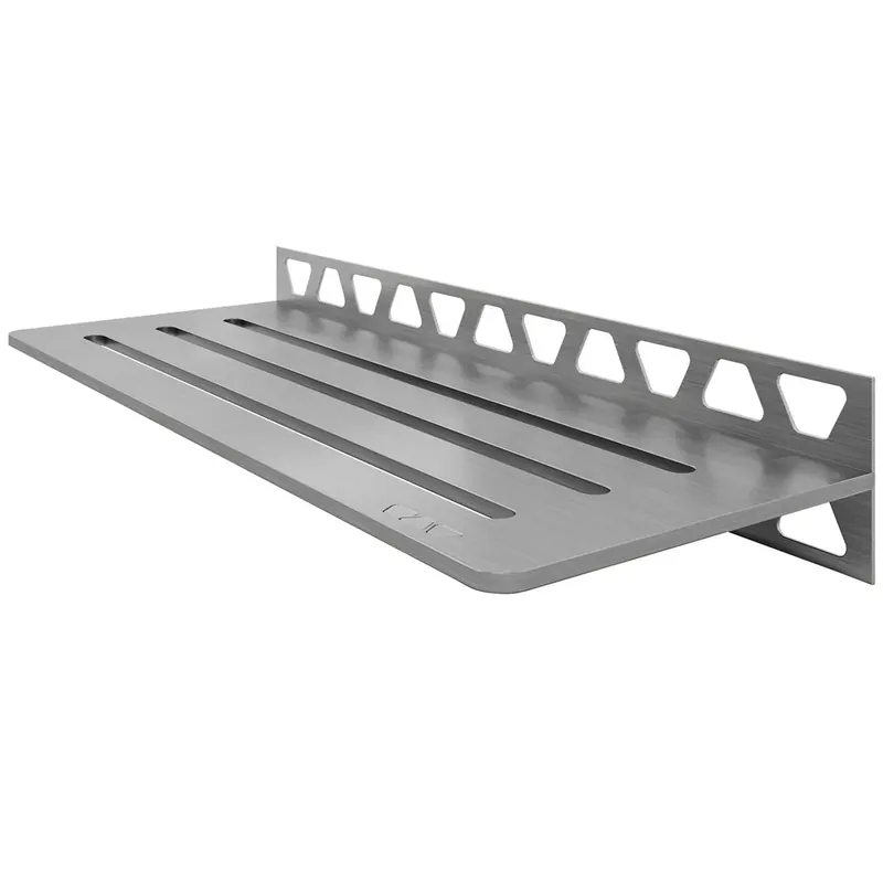 Zuhanypolc fali polc Schlüter téglalap 30x11,5cm Wave Silver Vedd meg most