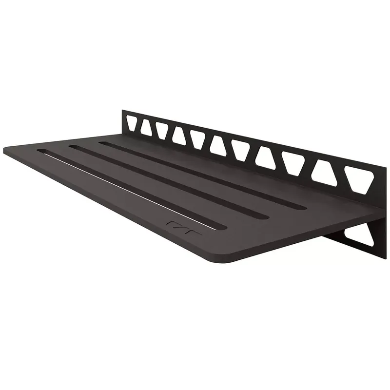 Zuhanypolc fali polc Schlüter téglalap 30x11,5cm hullám antracit Vedd meg online