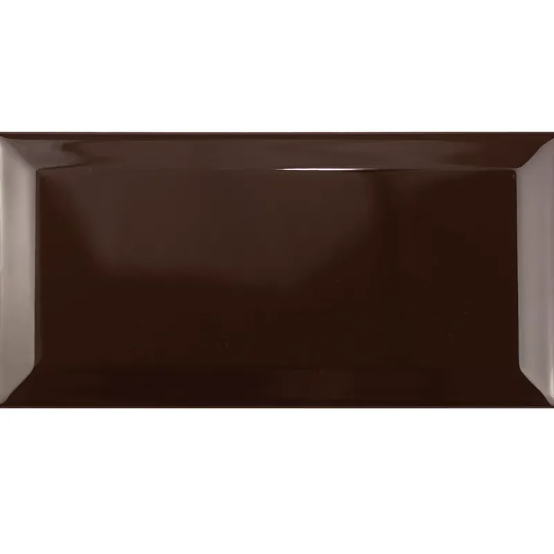 Vedd meg online Metro Fali Csempe Brussel Fazetta 10x20x0,7cm Chocolate
