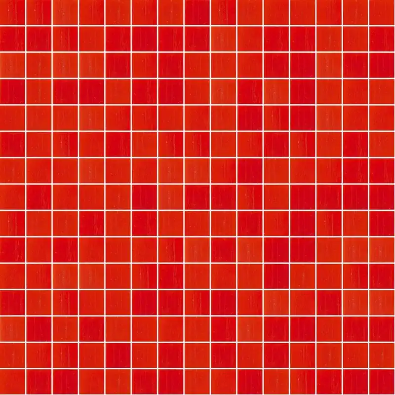 Üvegmozaik Csempe Trend-Vi Vitreo 205 Piros 20x20mm Újdonság