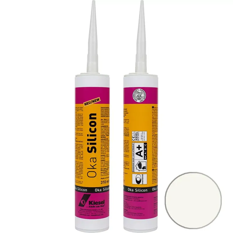 Expressz kézbesítés Kiesel szilikon kötés OKA SILICON 310 ml fehér