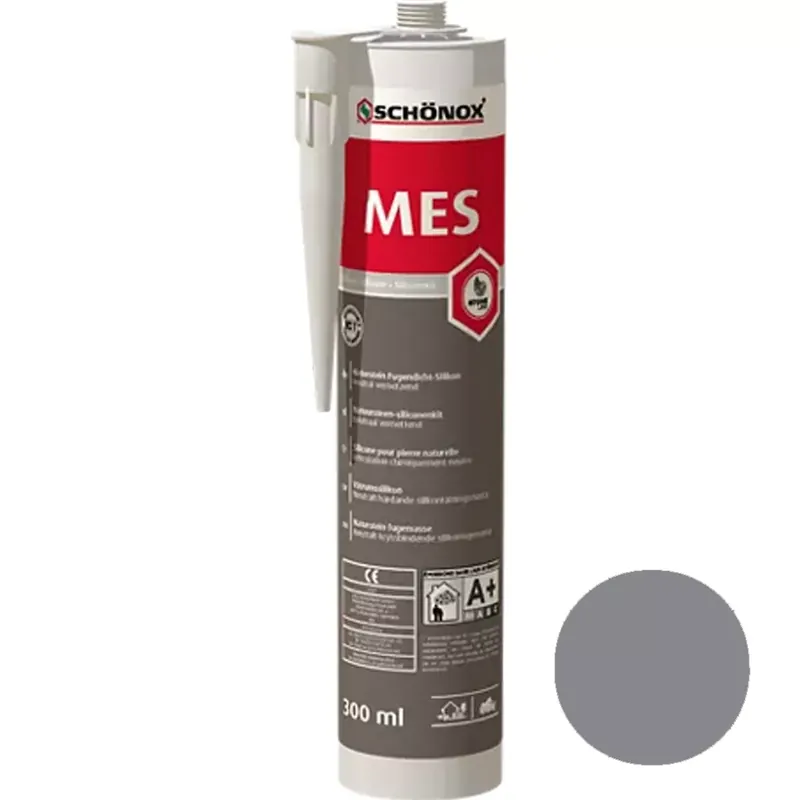 Különleges ajánlat Schönox MES márvány hézagtömítő szilikon platina szürke 300ml
