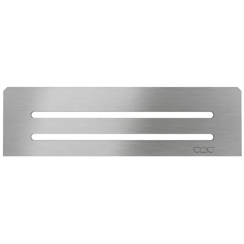 Korlátozott ajánlat Schlüter téglalap alakú fali polc 30x8,7 cm Hullám ezüst