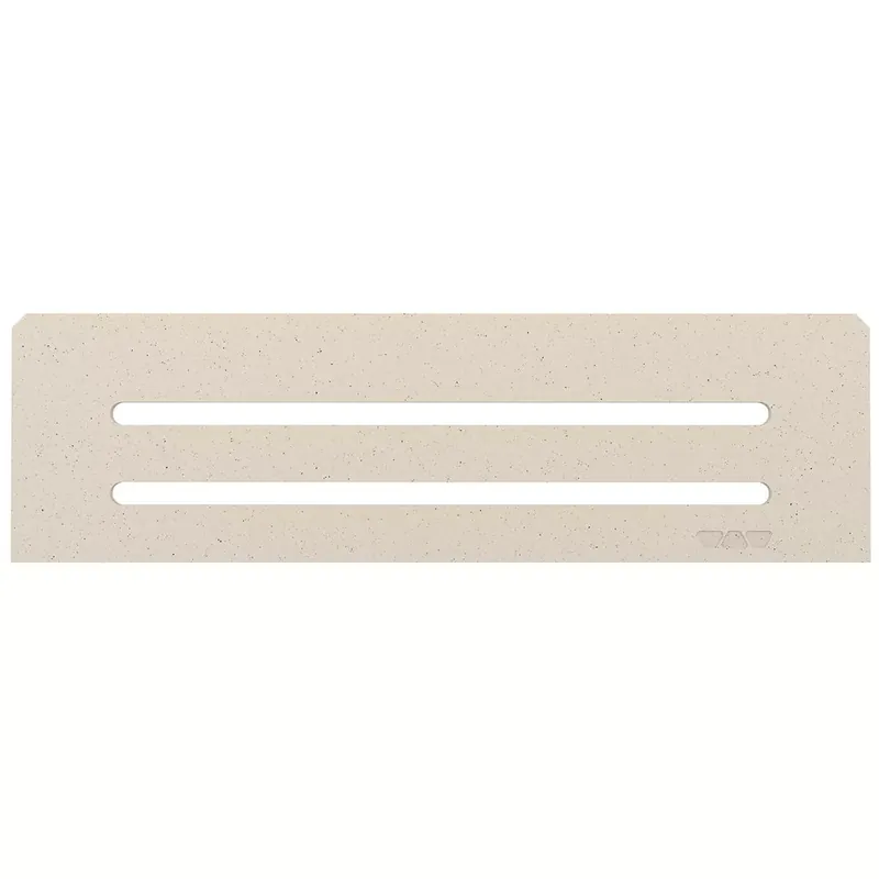 Szuper akció Schlüter téglalap alakú fali polc 30x8,7 cm Hullámos elefántcsont