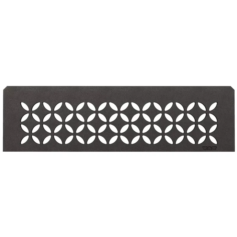 Schlüter téglalap alakú fali polc 30x8,7 cm virágmintás antracit Árcsökkenés