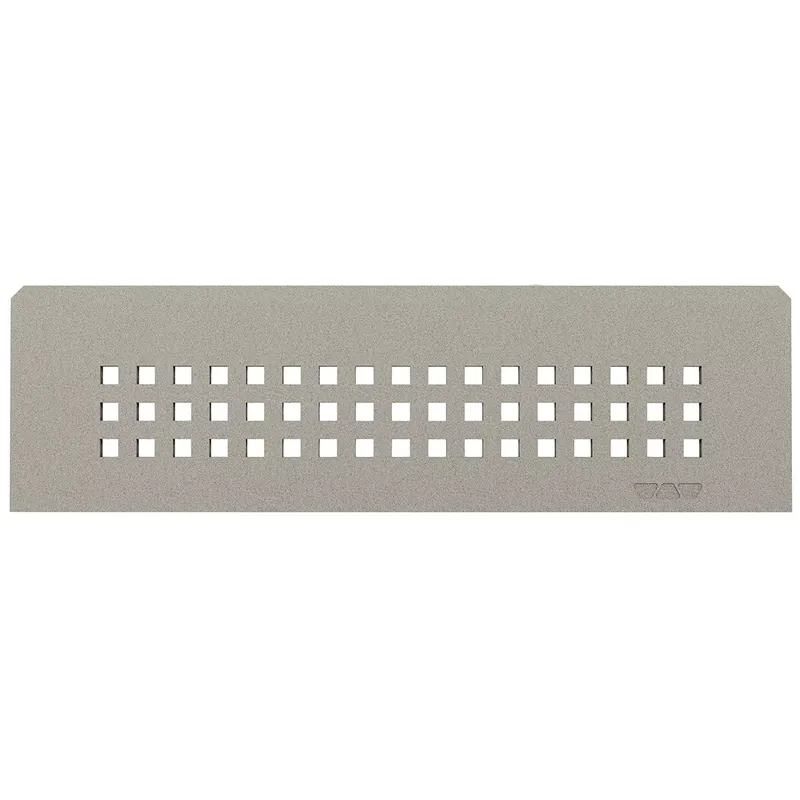 Vedd meg online Schlüter téglalap alakú fali polc, 30x8,7 cm, négyzet alakú, szürke