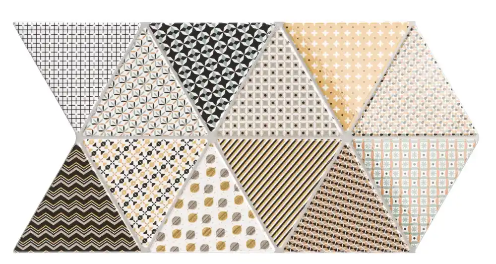 Ne maradj le Relonda Triangle Glossy Patchwork 48,5X28 I.o