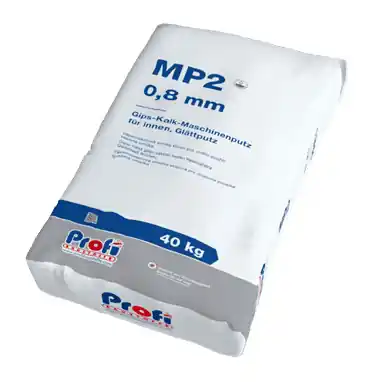 Profi MP2 0,8 mm Gipsz-mész beltéri, glettelhető gépi vakolat. Egyrétegű beltéri gipsz-mész vakolat, vizes helyiségekhez is (W1-W3) Olcsó