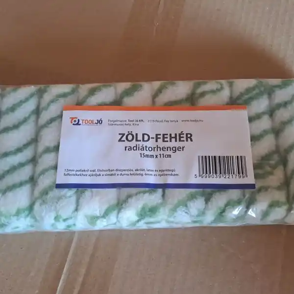 Expressz kézbesítés Teddy henger 11 cm zöld-fehér