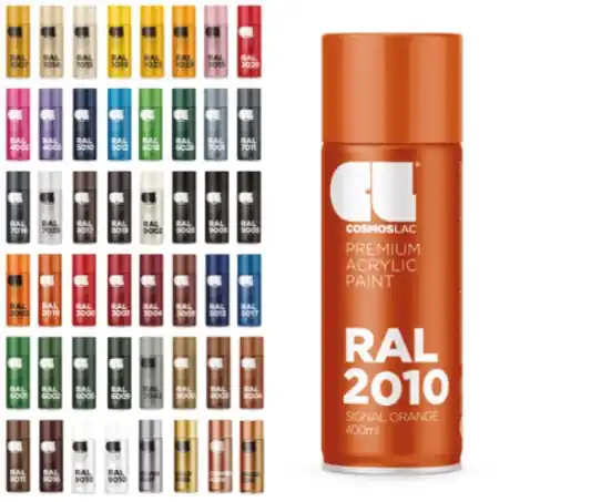 Cosmos Lac fújható festék spray RAL LINE 6005 sötétzöld 400ml Kedvezmény