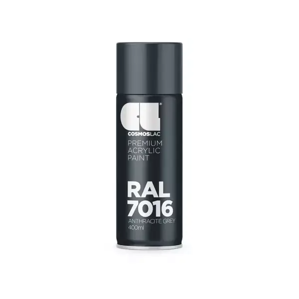 Biztonságos fizetés Cosmos Lac Spray RAL Line RAL7016 Antracite Grey fújható festék spray 400ml