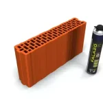 Outlet Tégla BakonyTherm 10 NF Csiszolt válaszfal 120db/ ragasztóhabbal