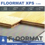 Gyors kiszállítás Floormat XPS 3mm laminált padló alátét
