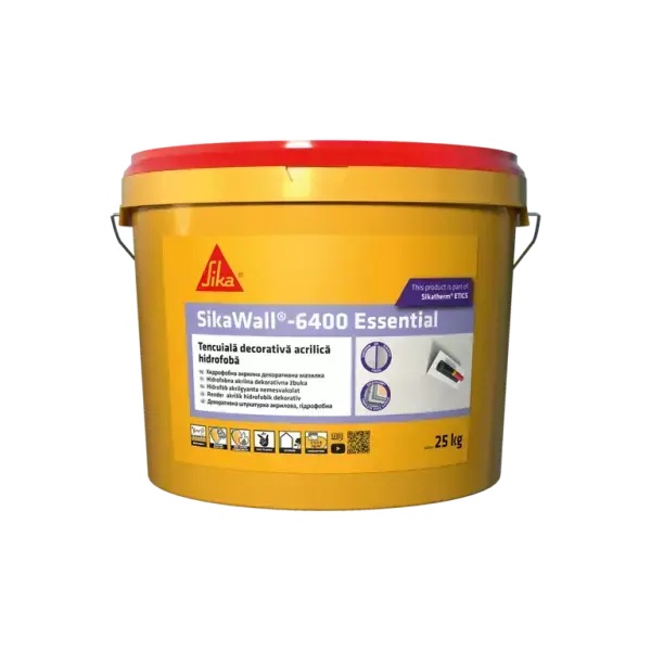 SikaWall-6400 Essential white base - Akril vékonyvakolat Szuper ajánlat