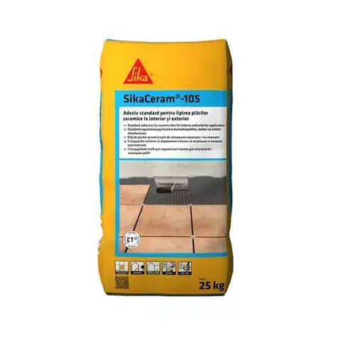 Csemperagasztó SikaCeram - 105 25kg/zsák Prémium