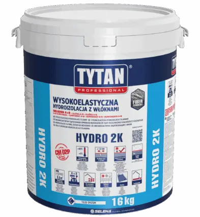 Tytan nagy rugalmasságú szálerősített vízszigetelés Hydro 2K 16kg Olcsó