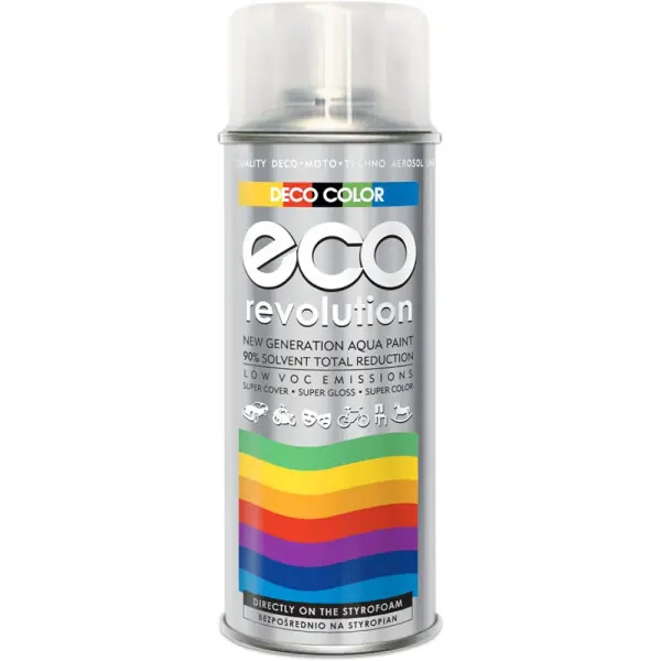 Nézd meg most ECO Revolution spray RAL 0000 szintelen lakk vízbázisú 400ml