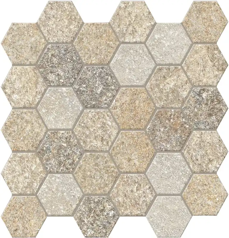 Unicom Starker Arenite Mosaico Esagono Multi 25X26 Legkelendőbb