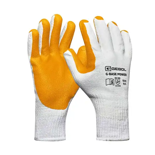 Szuper ajánlat Védőkesztyű mártott latex "G-Base Power" (10)