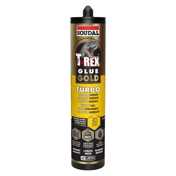 Szerelőragasztó T-REX GOLD Turbo White 290 ml Soudal Outlet