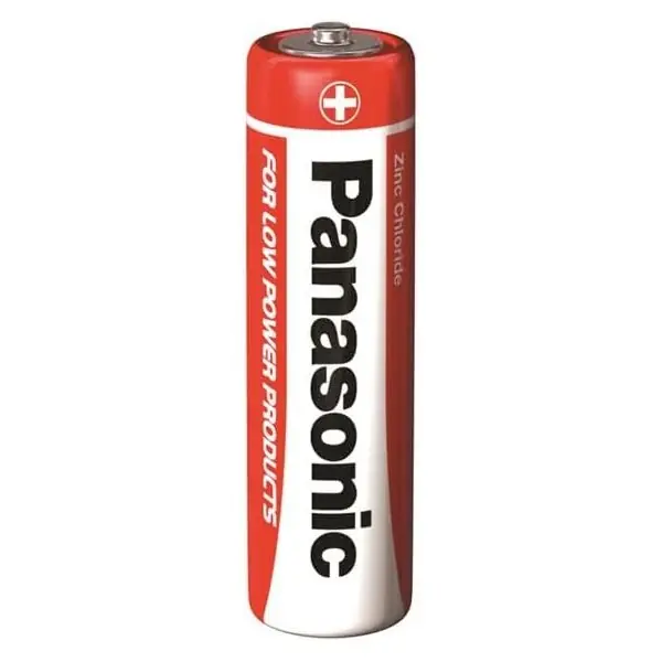 Azonnali szállítás Elem PANASONIC Red Zinc 1,5 V cink-mangán AA (4db)