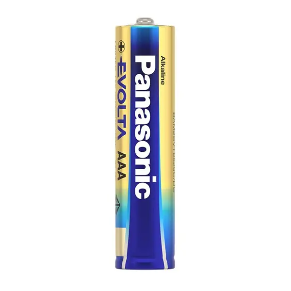 Elem PANASONIC EVOLTA 1,5 V alkáli AAA szupertartós (4db) Végkiárusítás