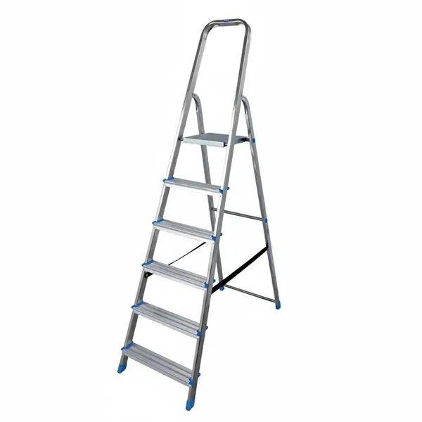 Csak ma Háztartási létra 5+1 fokos fellépővel (alu) 150kg