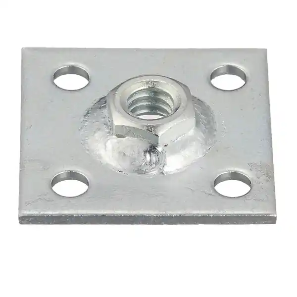 Talpas anya M10 50x50 / 3mm felcsavarozható Legkelendőbb