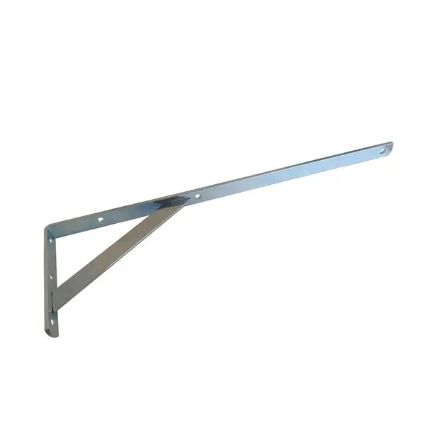 Prémium Polctartó konzol fém erősített 100 x 350 x 15 / 3 mm horganyzott (ET)