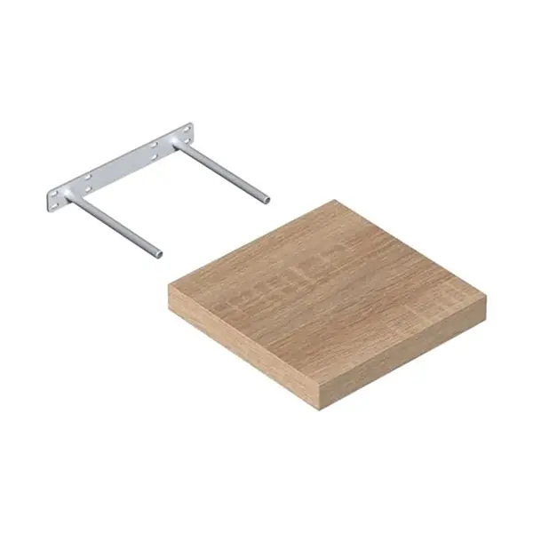 Lebegőpolc 23,5 x 23,5 cm sonoma tölgy Legkelendőbb