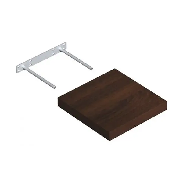 Lebegőpolc 23,5 x 23,5 cm wenge (barna) Vedd meg online